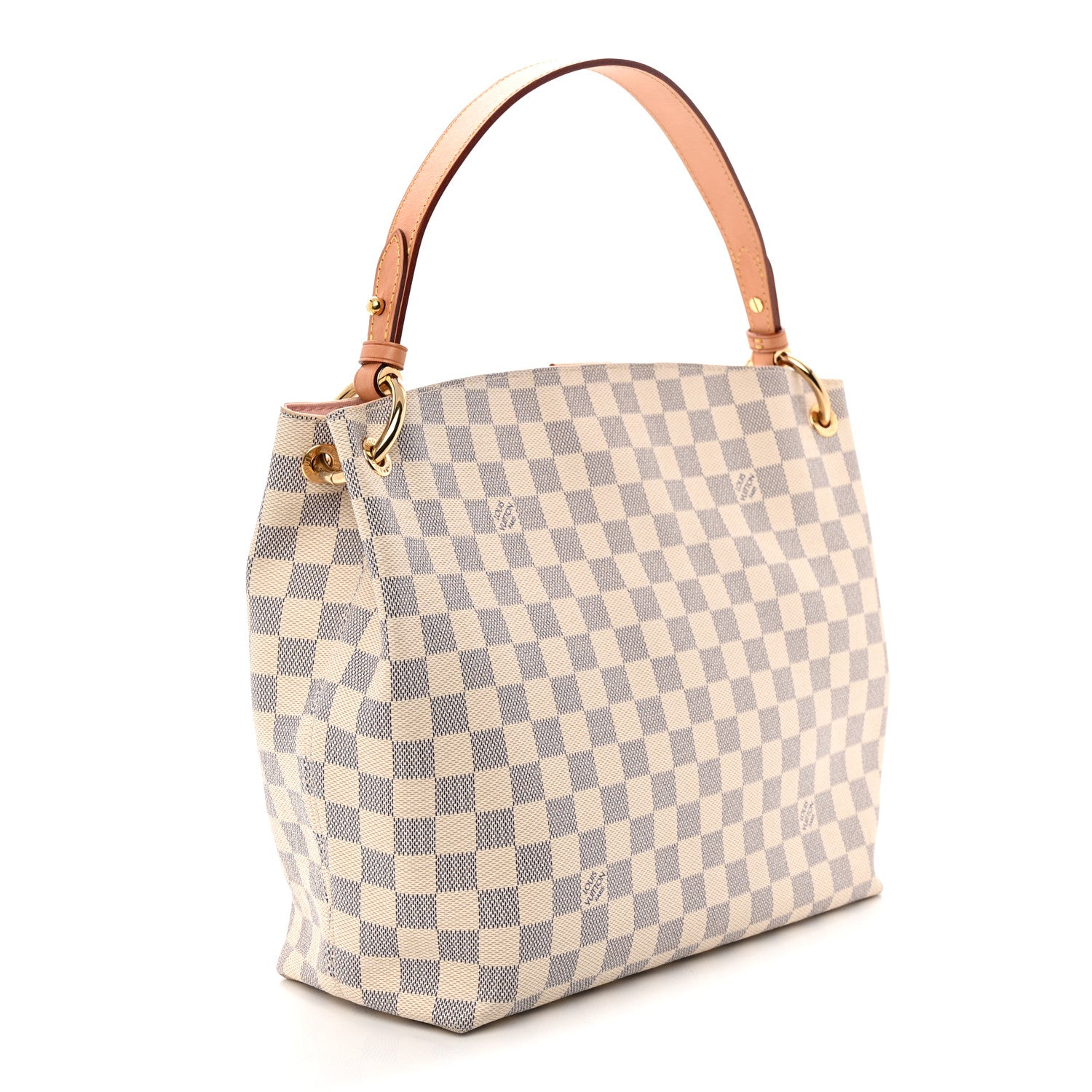 Louis Vuitton Damier Azur Graceful PM Rose Ballerine 3 of 12