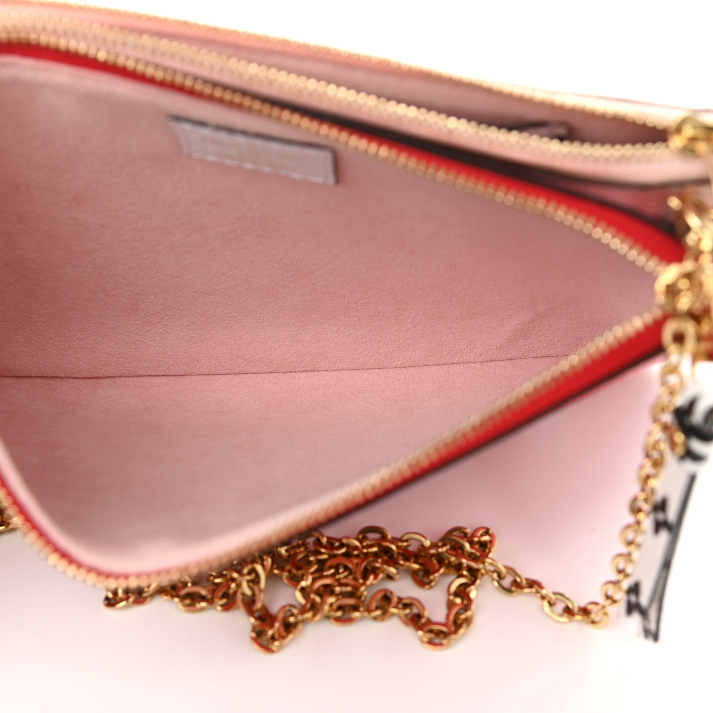 Monogram Giant Double Zip Pochette Rouge