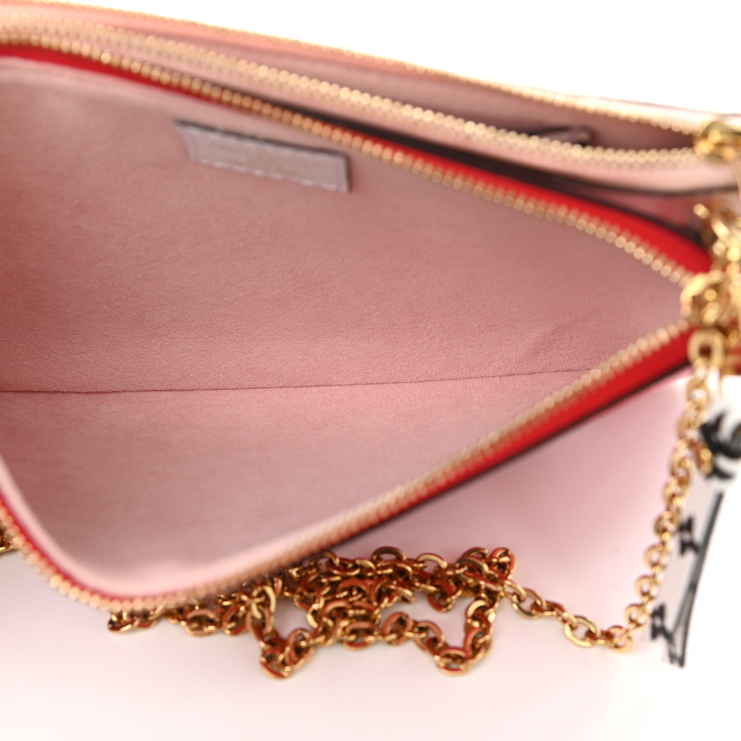Louis Vuitton Monogram Giant Double Zip Pochette Rouge 5 of 10