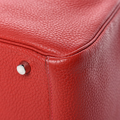 Hermes Taurillon Clemence Lindy 30 Rouge Casaque 10 of 12