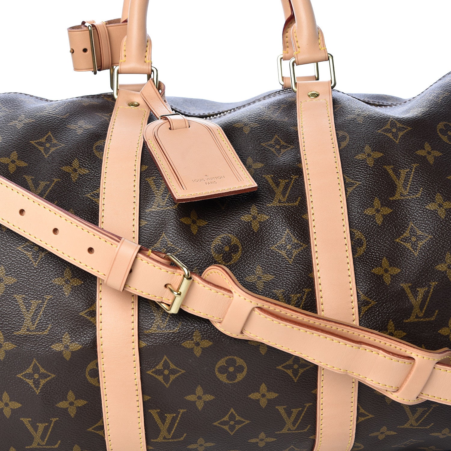 Louis Vuitton Monogram Keepall Bandouliere 50 10 of 12