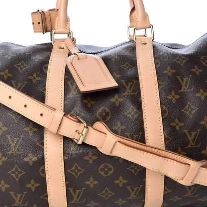 Louis Vuitton Monogram Keepall Bandouliere 50 10 of 12