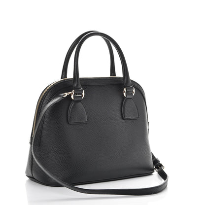 Gucci Dollar Calfskin Medium Dome Bag Black 4 of 8