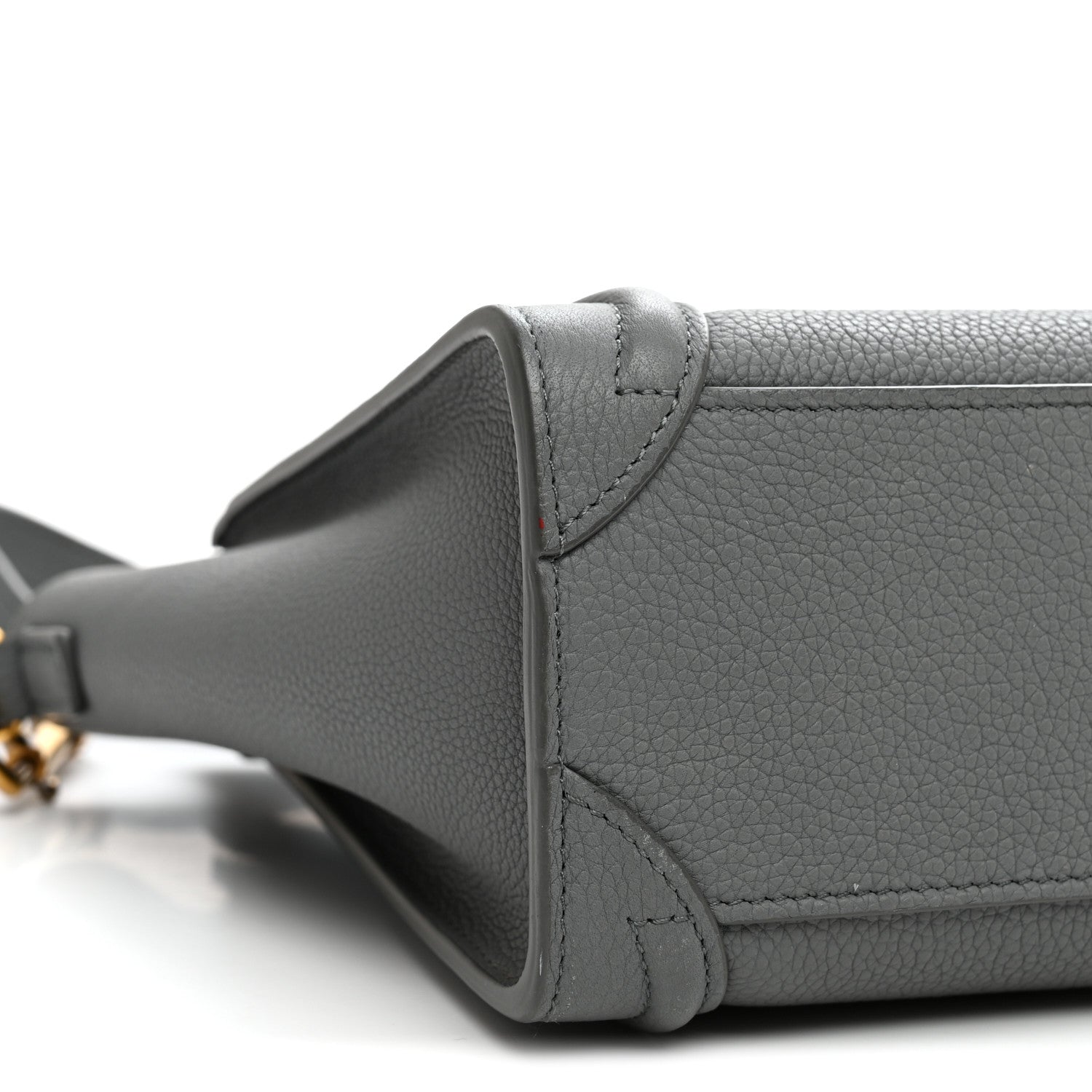 Celine Baby Drummed Calfskin Nano Luggage Kohl 10 of 11