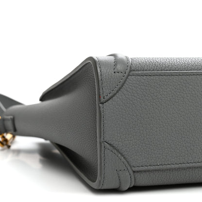 Celine Baby Drummed Calfskin Nano Luggage Kohl 10 of 11