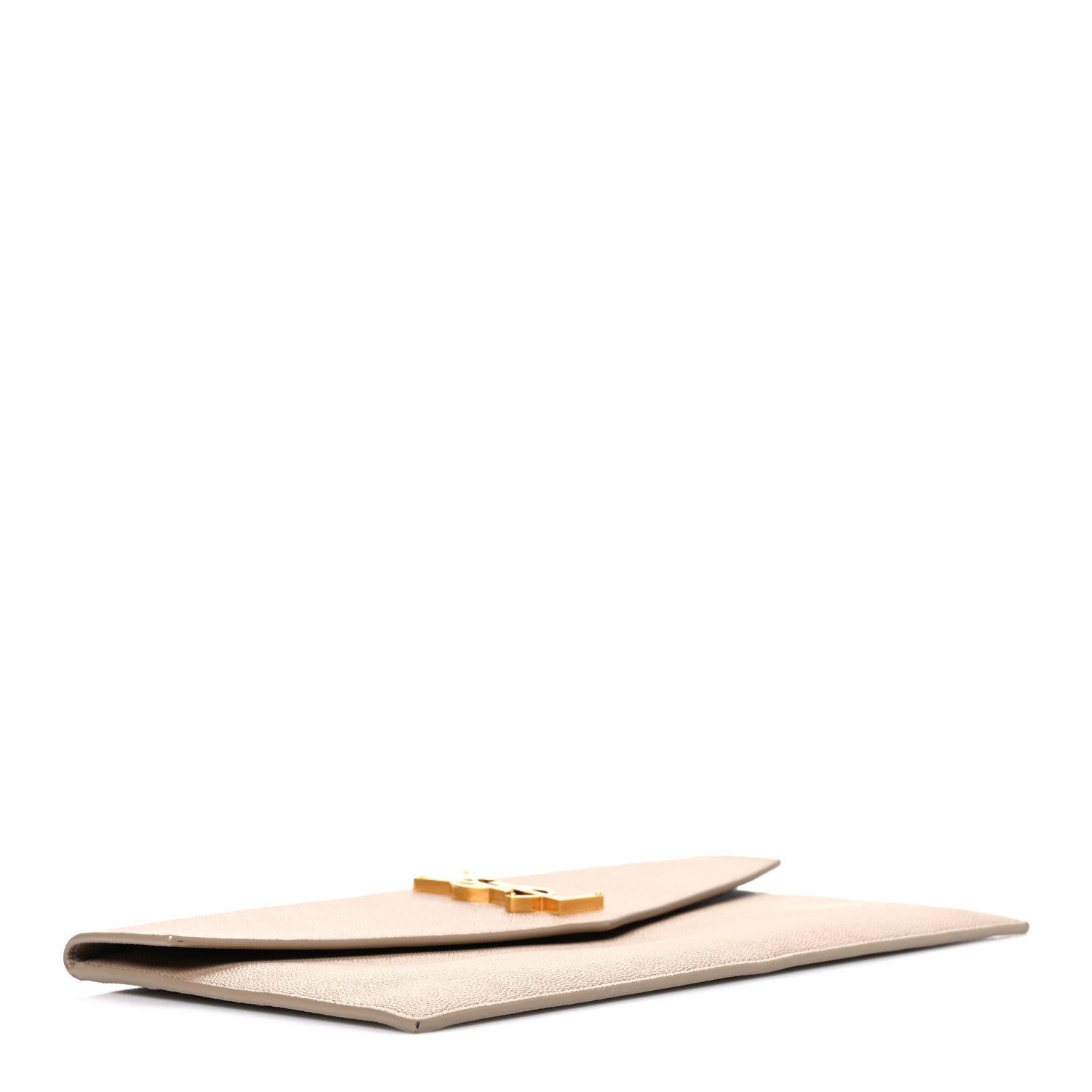 Saint Laurent Grain De Poudre Uptown Pouch Dark Beige 4 of 8
