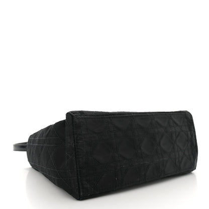 Christian Dior Nylon Cannage Medium Lady Dior Black 4 of 12