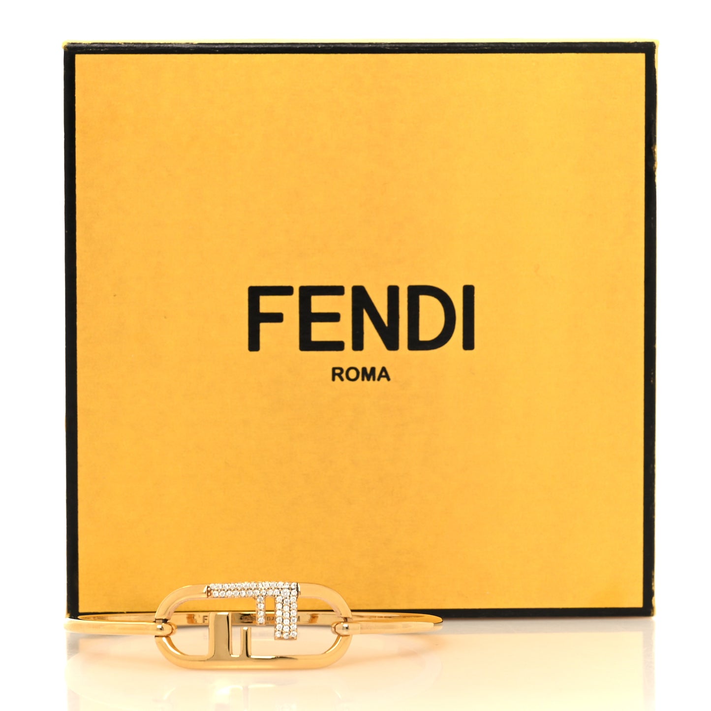 Metal Crystal O'Clock Bracelet M Gold