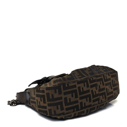 Fendi Zucca B Bis Flap Bag Tobacco Castagna 3 of 8