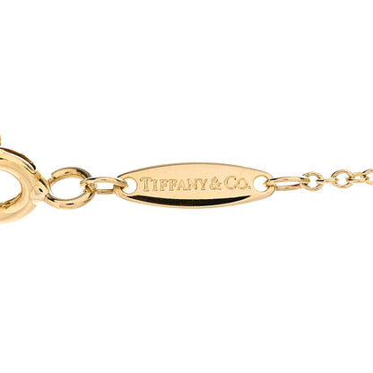 Tiffany 18K Yellow Gold Diamond .12ct Elsa Peretti Diamonds by the Yard Pendant Necklace 4 of 5