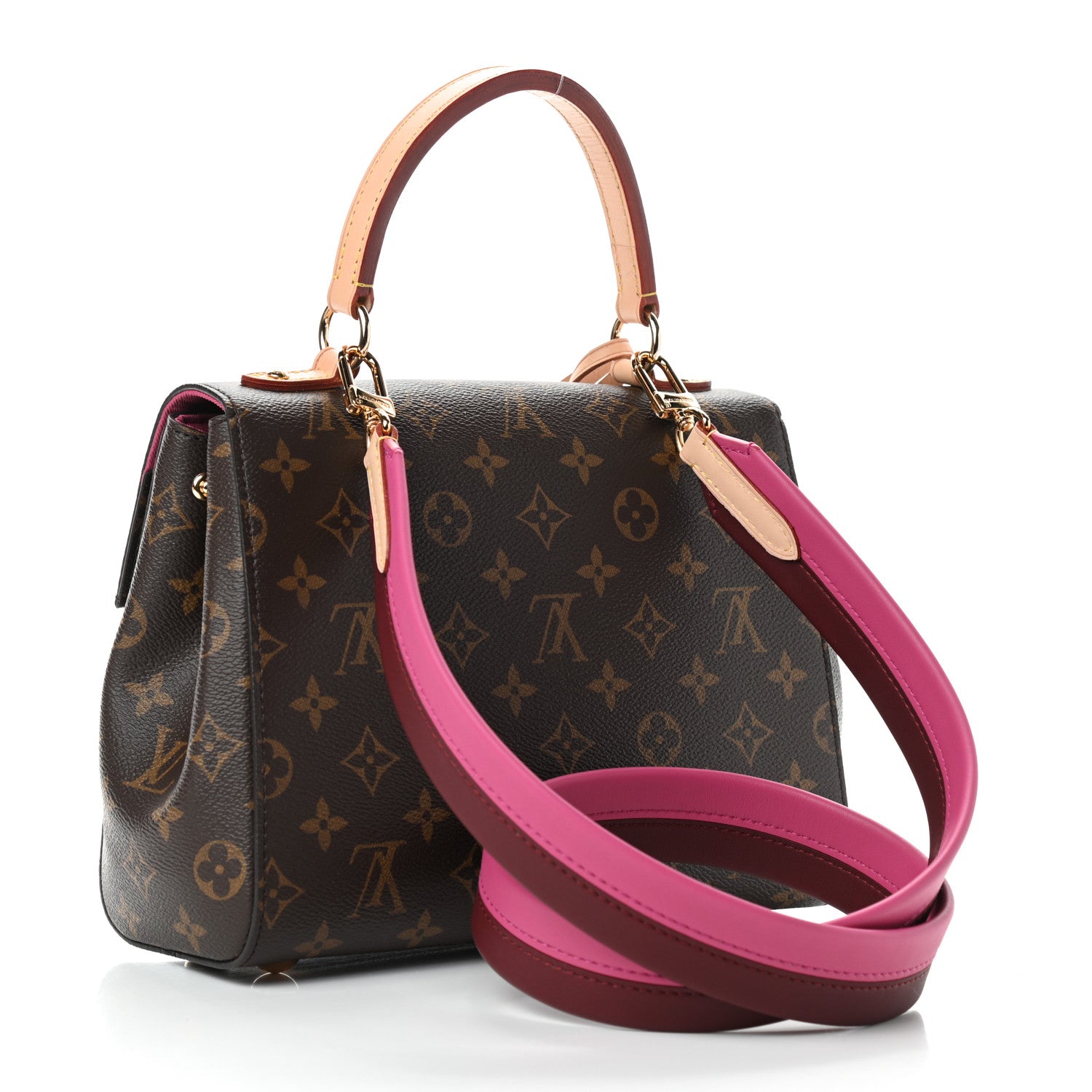 Louis Vuitton Monogram Cluny BB Bordeaux Fuchsia 3 of 8