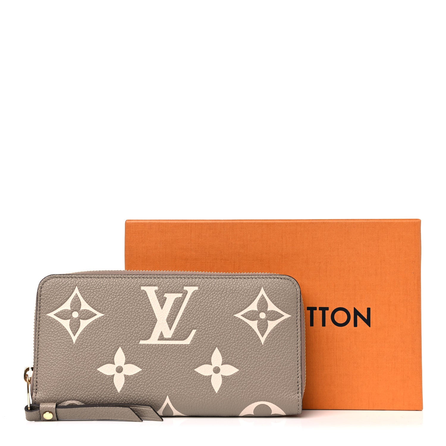 Louis Vuitton Empreinte Monogram Giant Zippy Wallet Tourterelle Creme 7 of 7