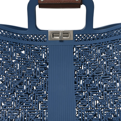 Fendi Recycled Plastic Forty8 Basket Neon Blue Dark Nut 7 of 9