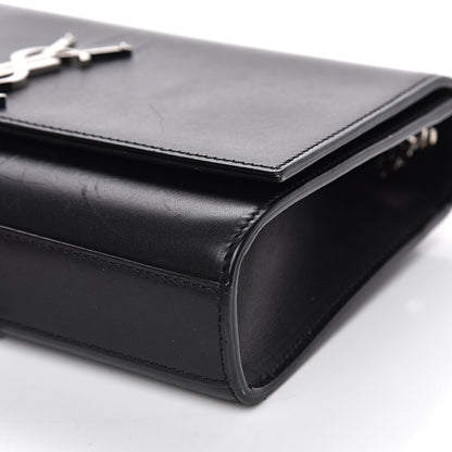 Saint Laurent Smooth Calfskin Medium Classic Monogram Kate Tassel Satchel Black 8 of 15