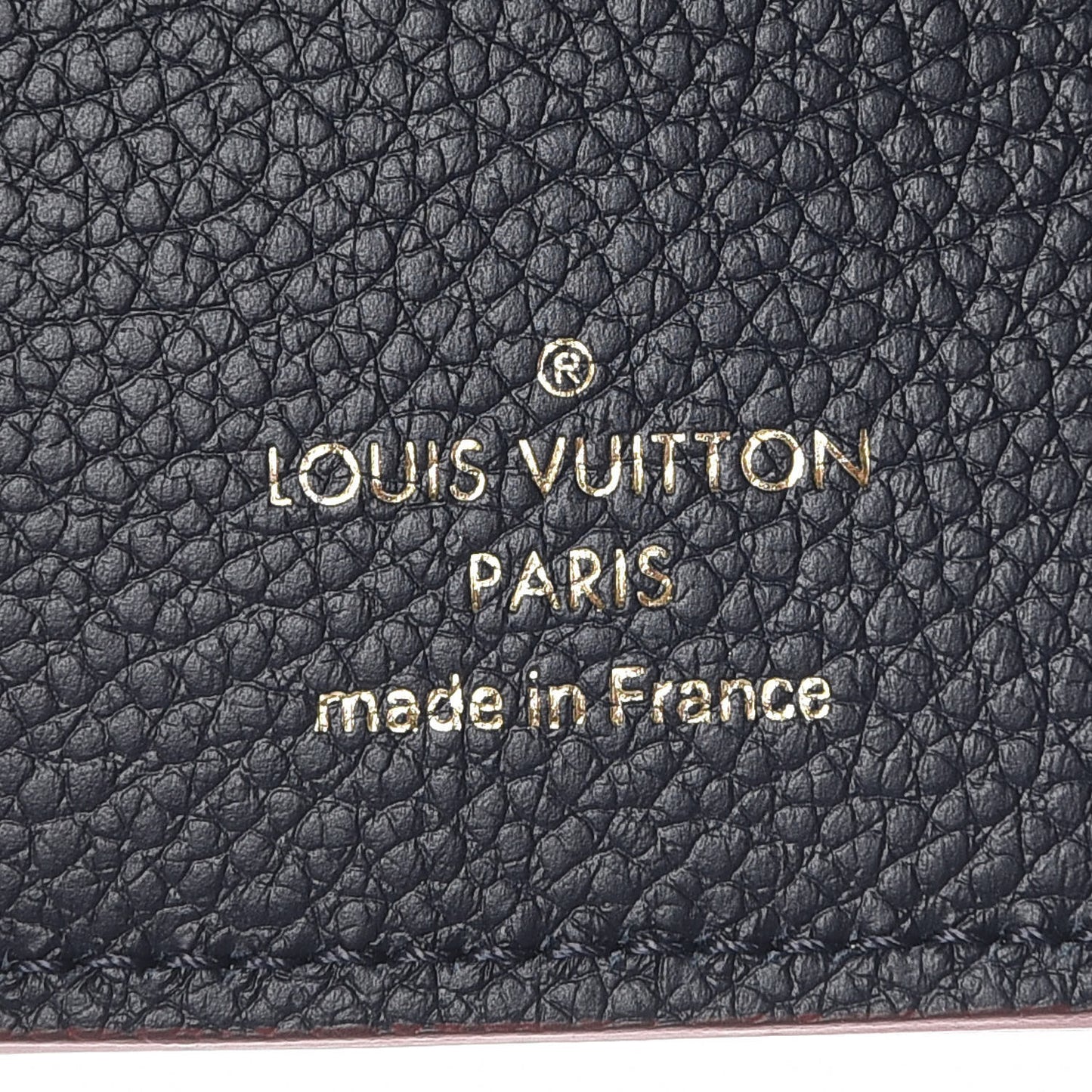 Empreinte Victorine Wallet Marine Rouge