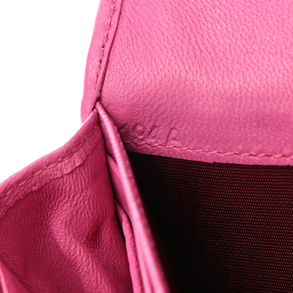 Miu Miu Nappa Matelasse Flap Wallet Fuxia 7 of 7