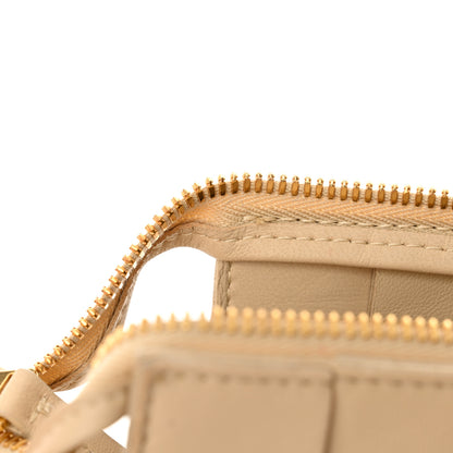 Bottega Veneta Lambskin Maxi Intrecciato Bowling Cassette Shoulder Bag Porridge 12 of 13