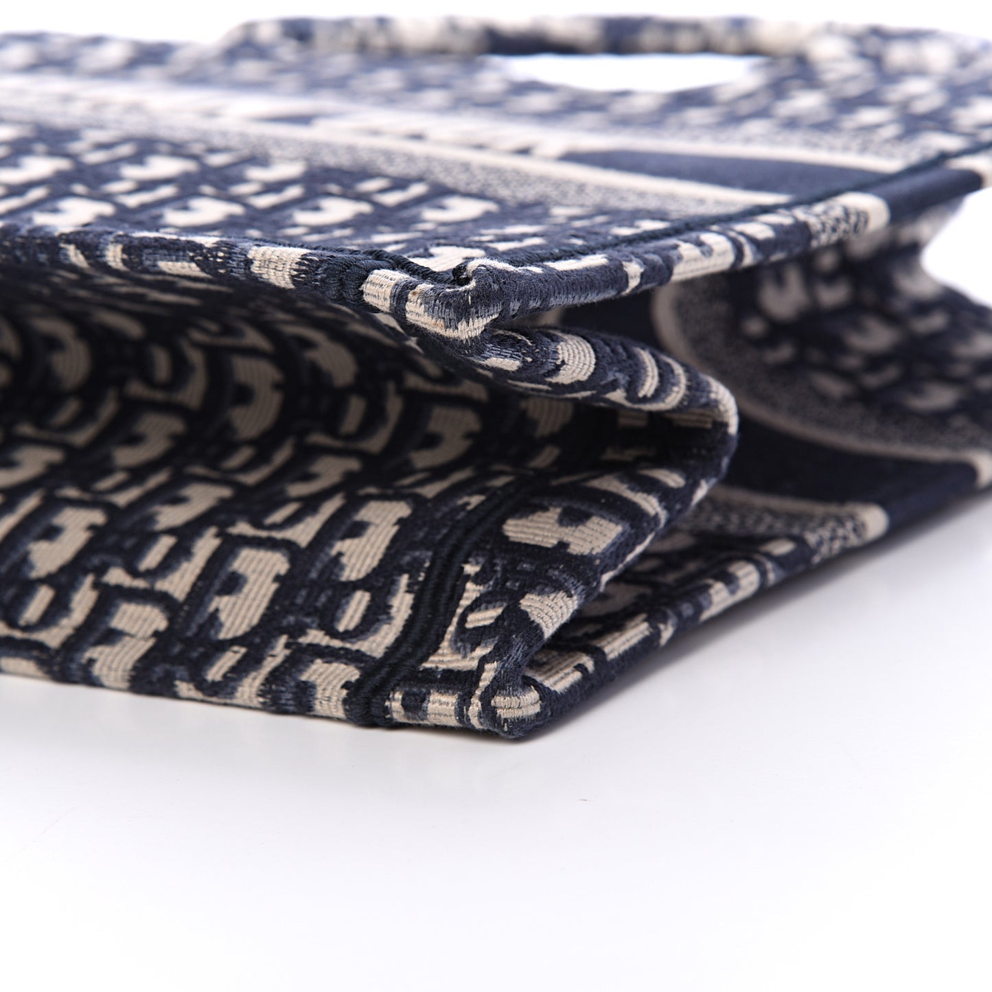 Oblique Medium Book Tote Blue Multicolor