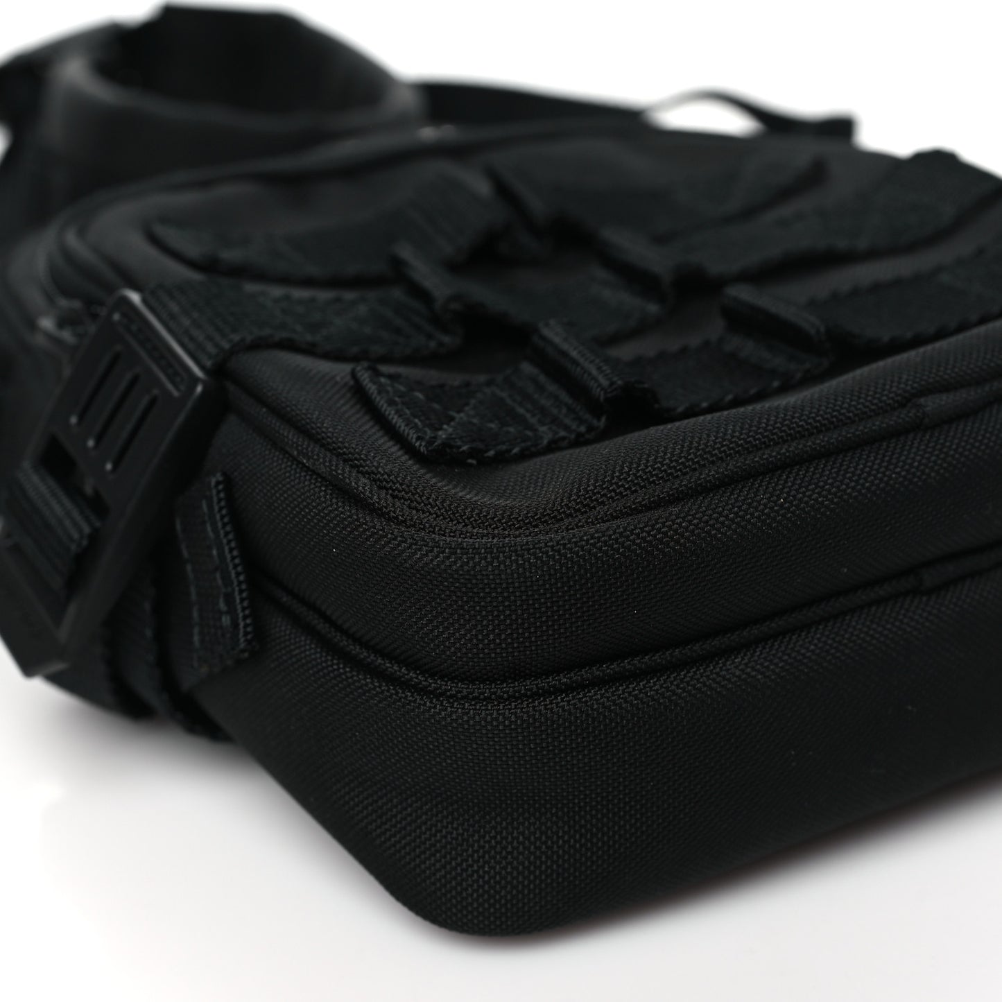 Recycled Casual Nylon Mens Army Crossbody Black