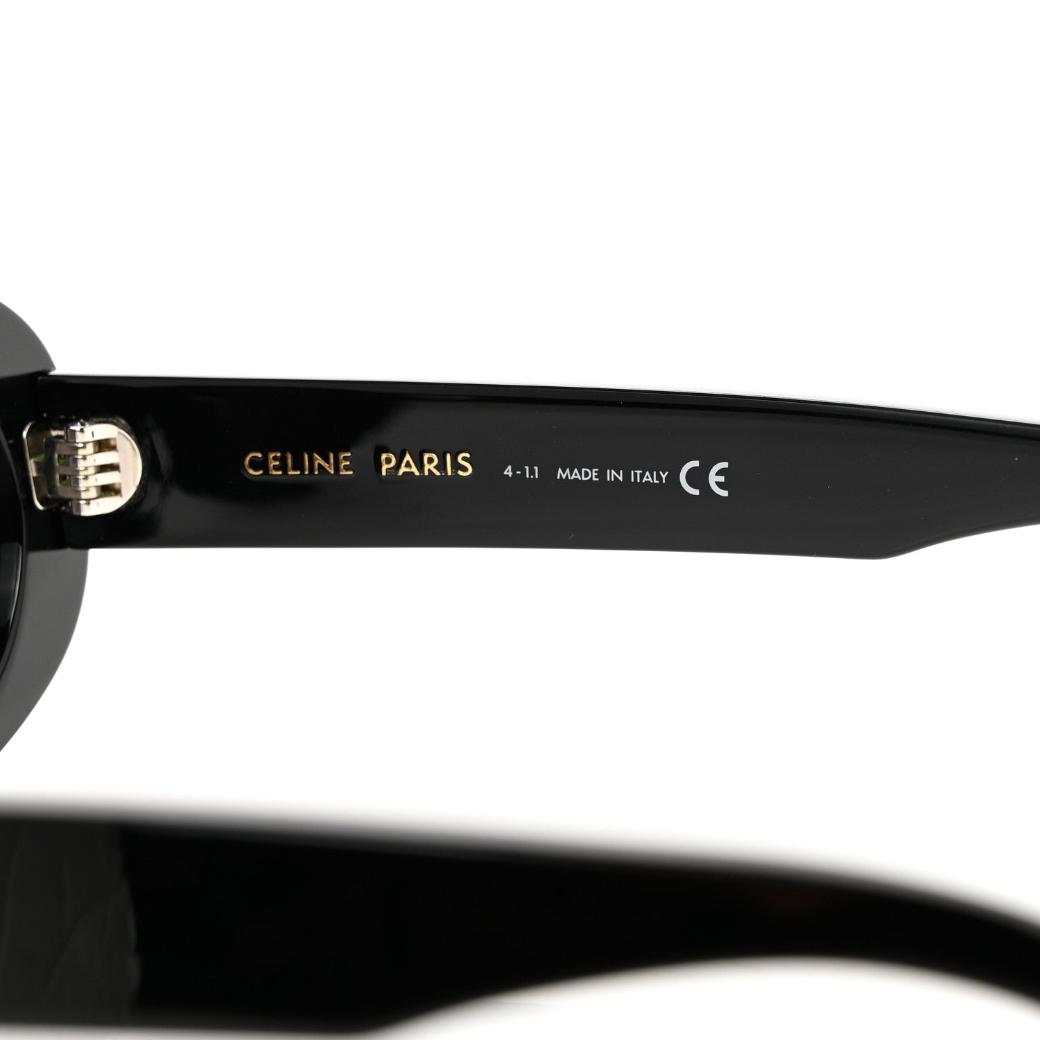 Celine Acetate Triomphe 01 Sunglasses CL 40194U Black 6 of 6