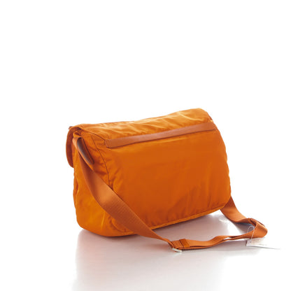 Prada Nylon Vela Messenger Bag Papaya 3 of 8