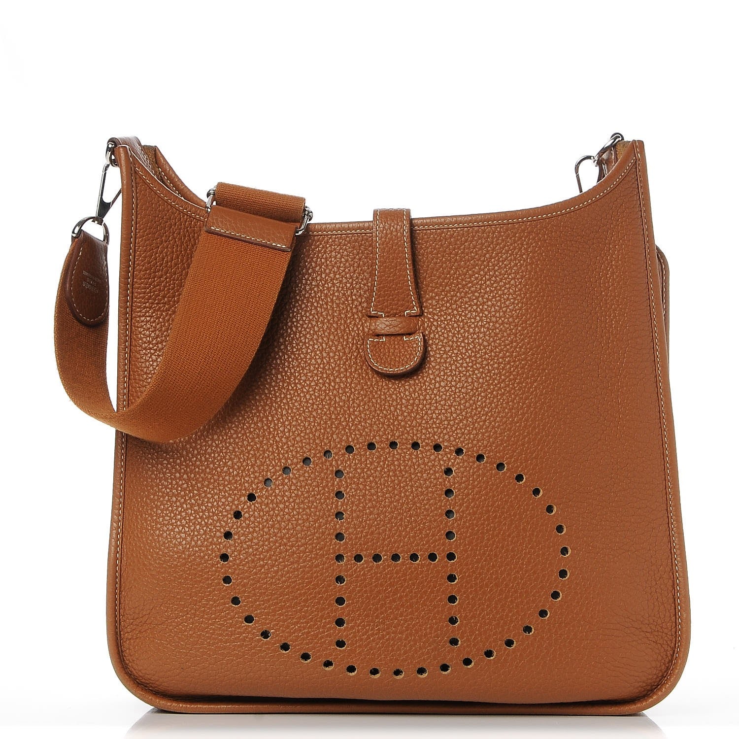 Hermes Taurillon Clemence Evelyne III GM Gold 1 of 8