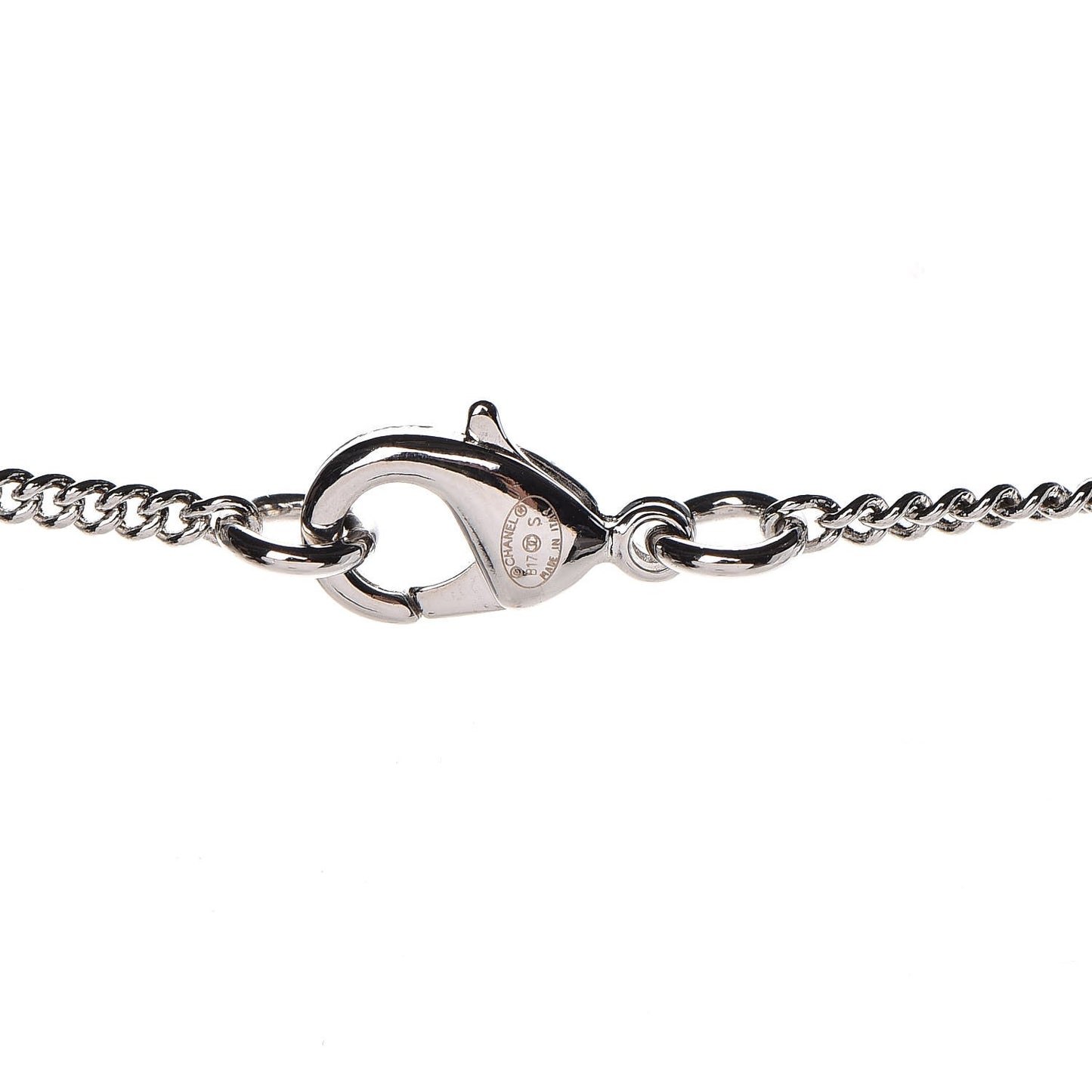 Crystal Strass Necklace Silver