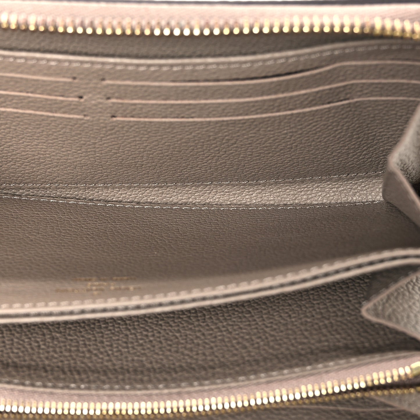 Empreinte Monogram Giant Zippy Wallet Tourterelle Creme