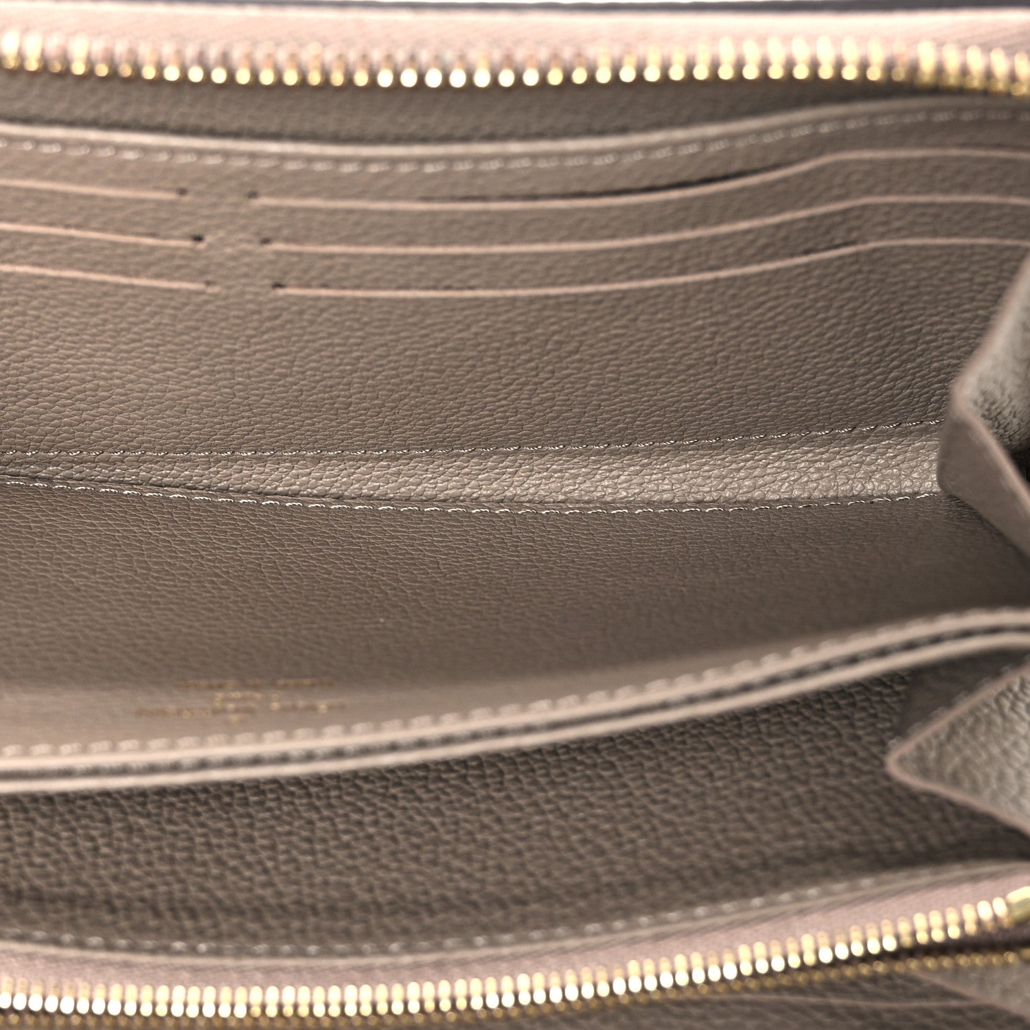 Louis Vuitton Empreinte Monogram Giant Zippy Wallet Tourterelle Creme 5 of 6