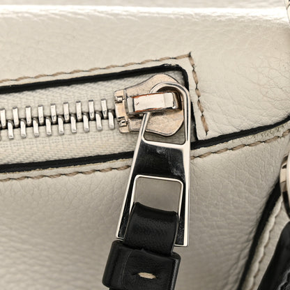 Loewe Calfskin Small Puzzle Bag Sand Soft White Black 13 of 15