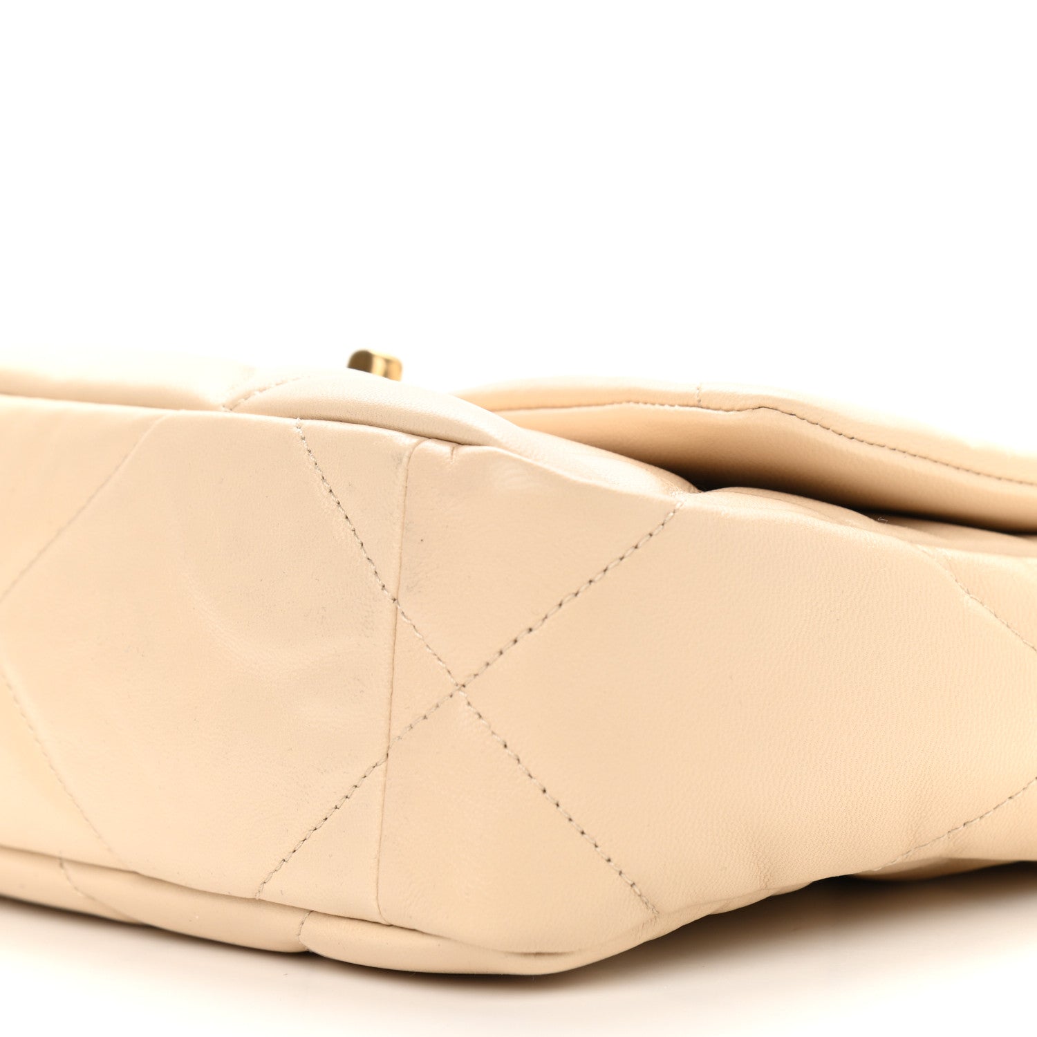 Chanel Lambskin Quilted Medium Chanel 19 Flap Beige 6 of 9