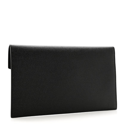 Saint Laurent Grain De Poudre Uptown Pouch Black 3 of 7