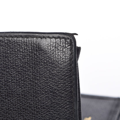 Chanel Grained Calfskin CC Button Wallet Black 12 of 18