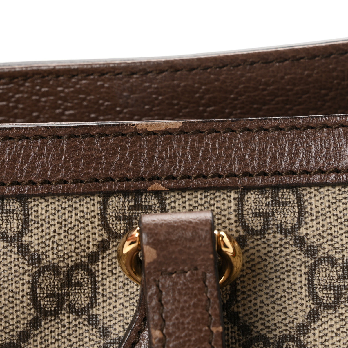 Gucci GG Supreme Monogram Medium Ophidia Shopping Tote Brown 11 of 11