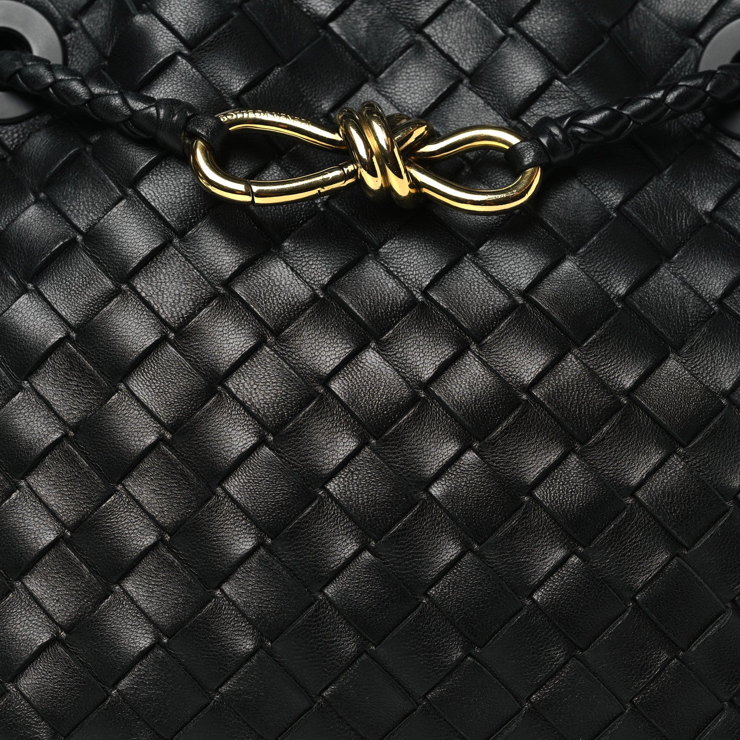 Bottega Veneta Nappa Intrecciato Small Andiamo Shoulder Bag Black 7 of 9