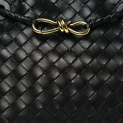 Bottega Veneta Nappa Intrecciato Small Andiamo Shoulder Bag Black 7 of 9