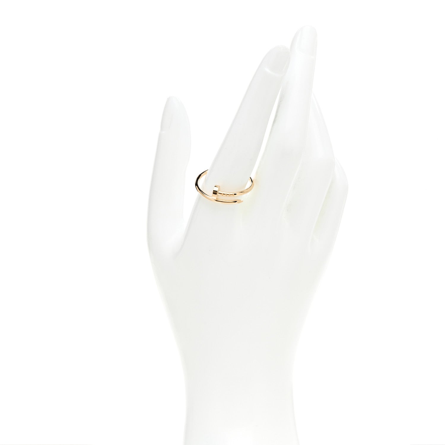Cartier 18K Yellow Gold Small Juste Un Clou Ring 63 10.5 2 of 5