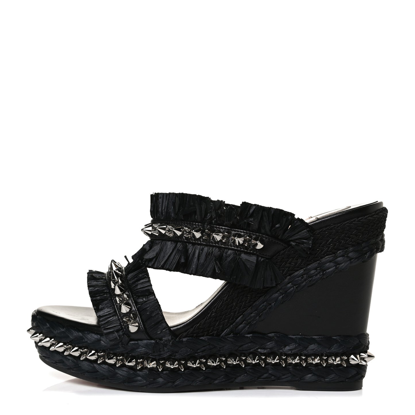 Voltinoudou 110mm Tie Cruise Raffia Spike Wedge 38