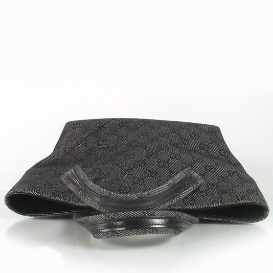 Gucci Denim Monogram Tote 4 of 8