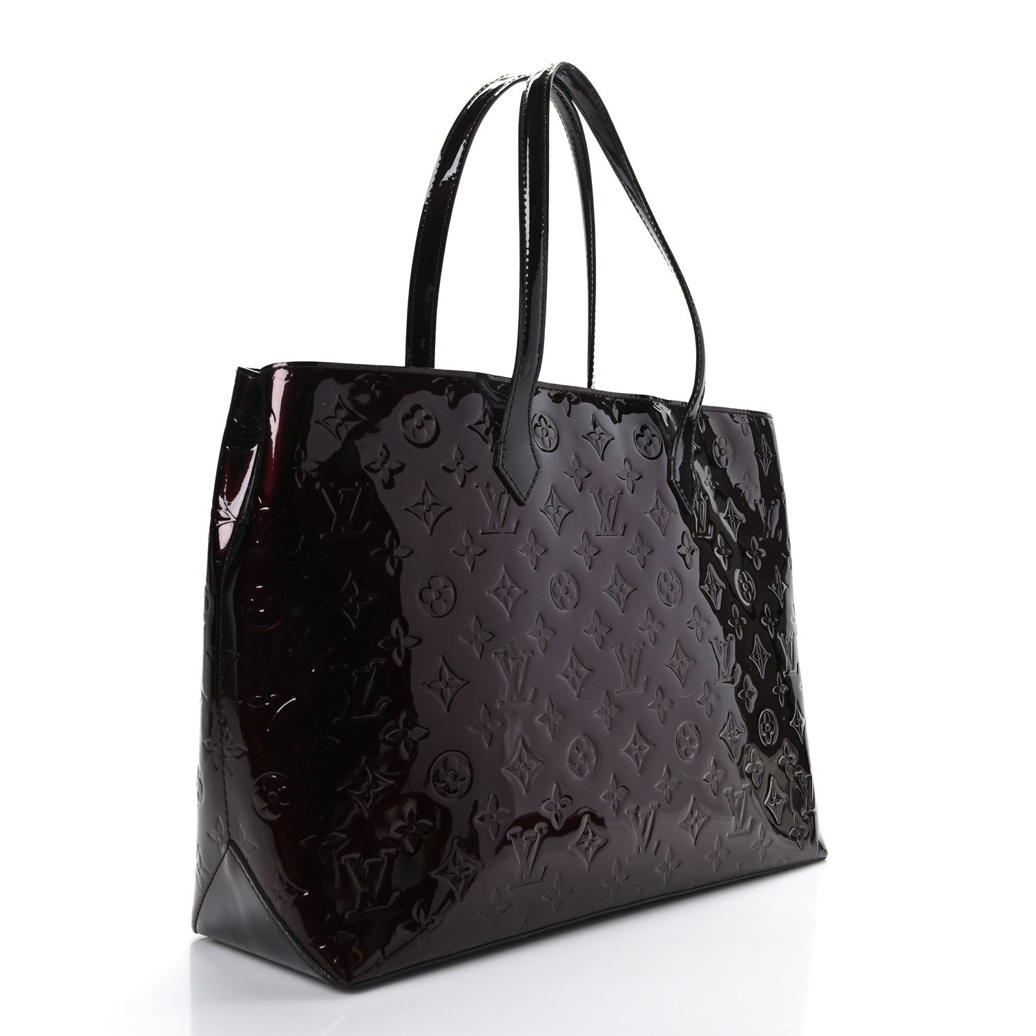 Louis Vuitton Vernis Wilshire MM Amarante 3 of 8
