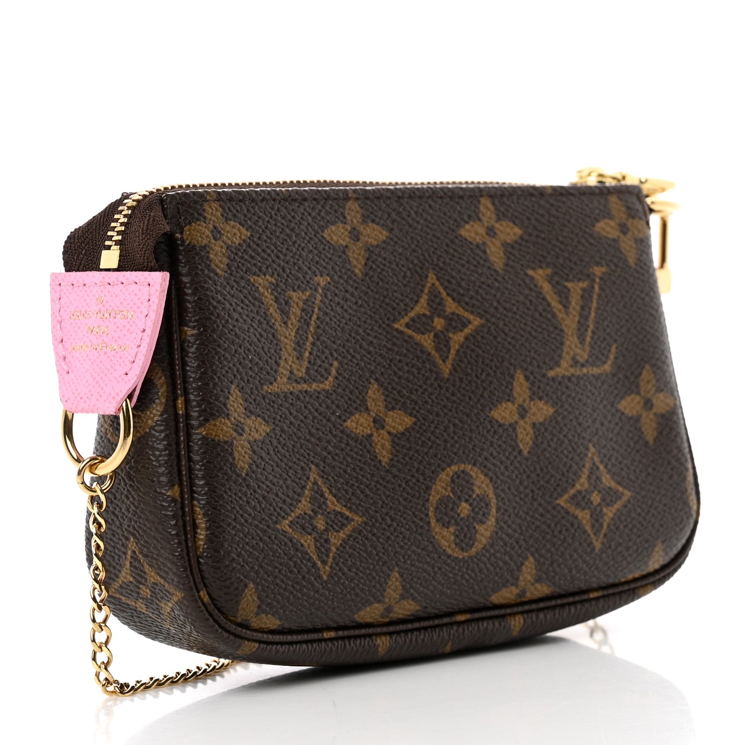 Louis Vuitton Monogram 2022 Christmas Animation Paris Mini Pochette Accessories Pink 3 of 8
