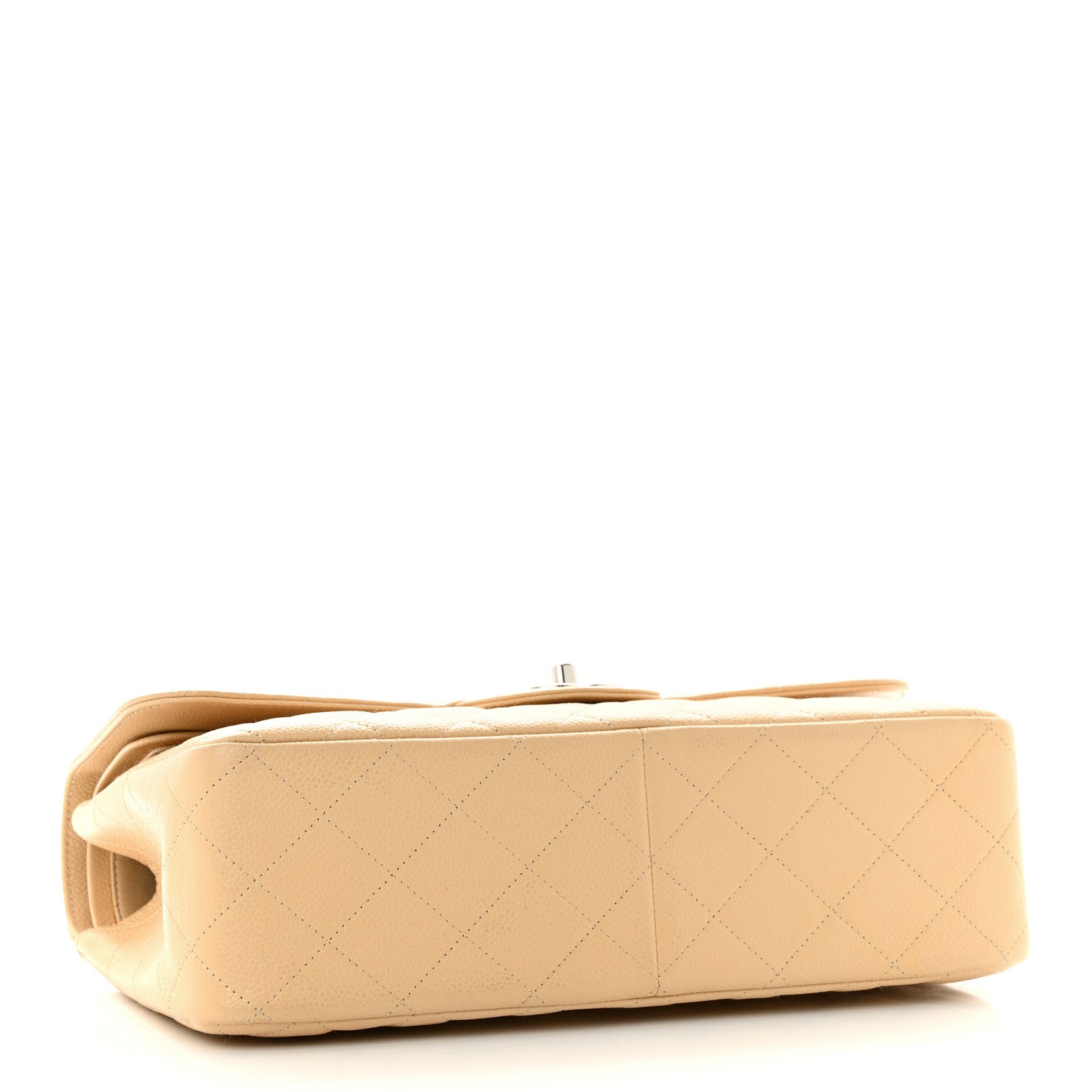 Chanel Caviar Quilted Jumbo Double Flap Beige Clair 4 of 12