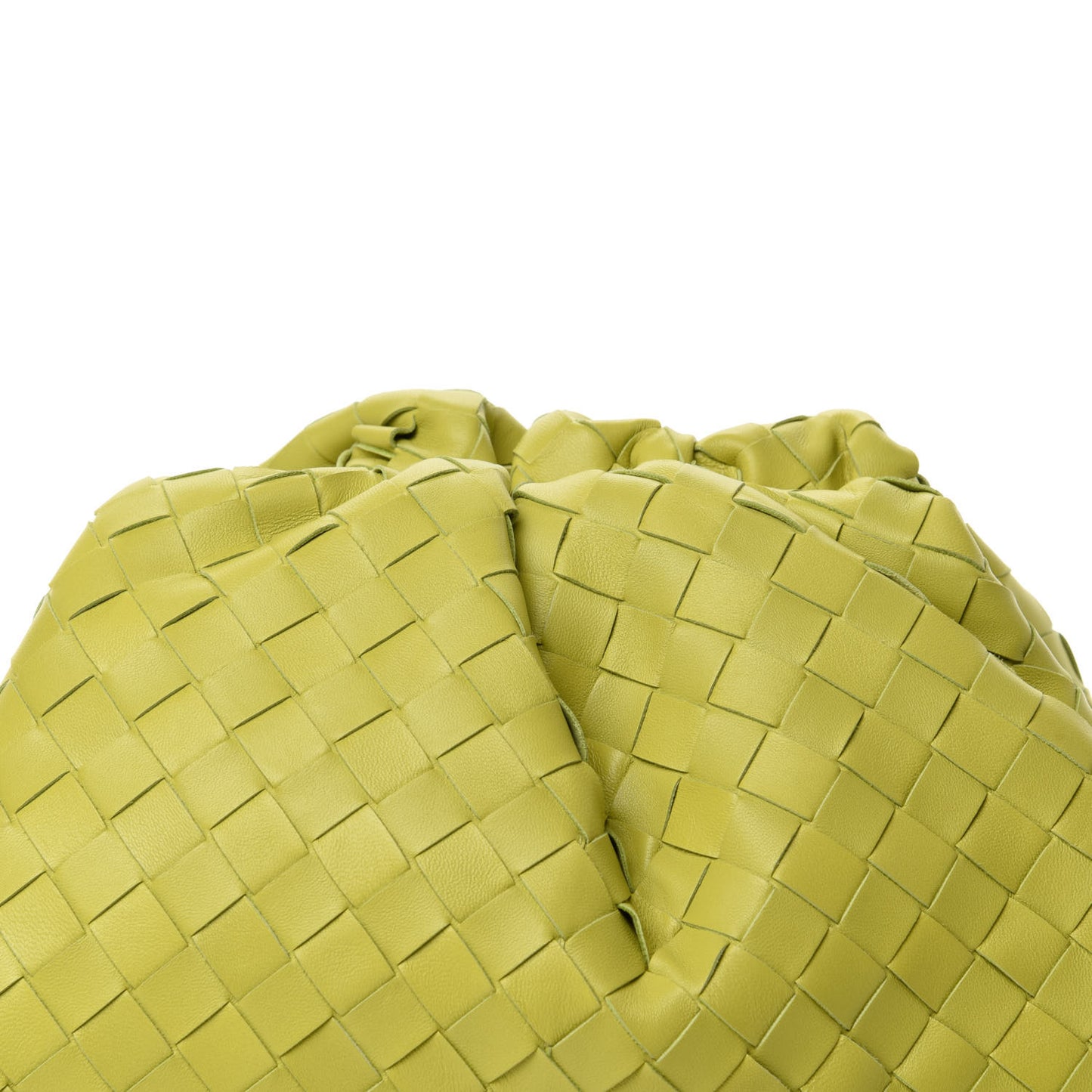 Nappa Maxi Intrecciato The Pouch Oversized Clutch Kiwi