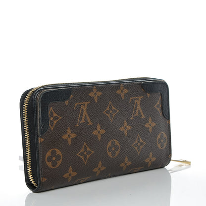 Louis Vuitton Monogram Zippy Retiro Wallet Black 3 of 6