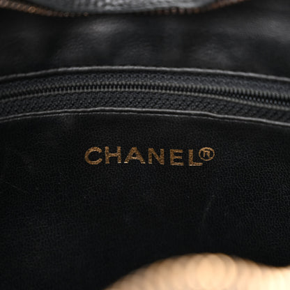 Chanel Caviar CC Shoulder Bag Black 6 of 10