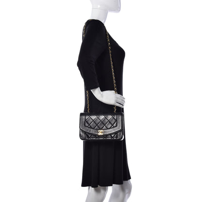 Chanel Lambskin Quilted Small Single Flap Black 2 of 9