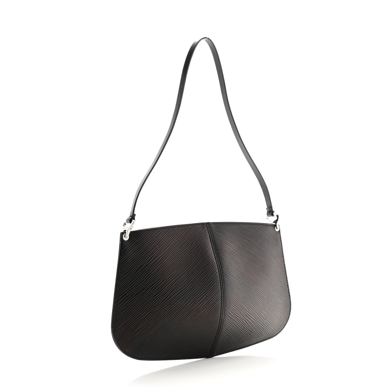 Louis Vuitton Epi Demi Lune Pochette Black 3 of 11