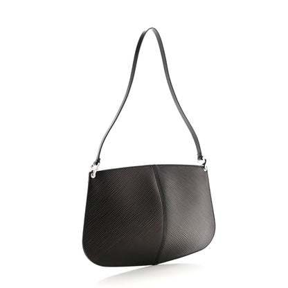 Louis Vuitton Epi Demi Lune Pochette Black 3 of 11