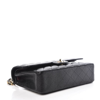 Chanel Caviar Quilted Medium Double Flap Black 4 of 9