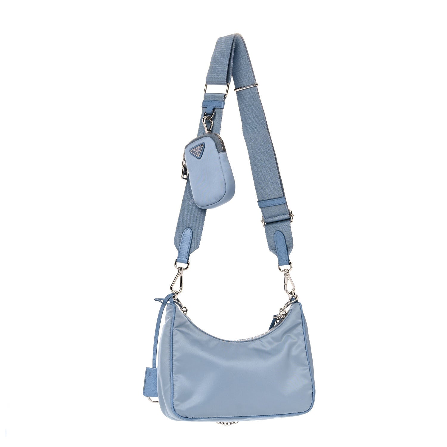 Prada Nylon Re-Edition 2005 Shoulder Bag Astrale 3 of 9